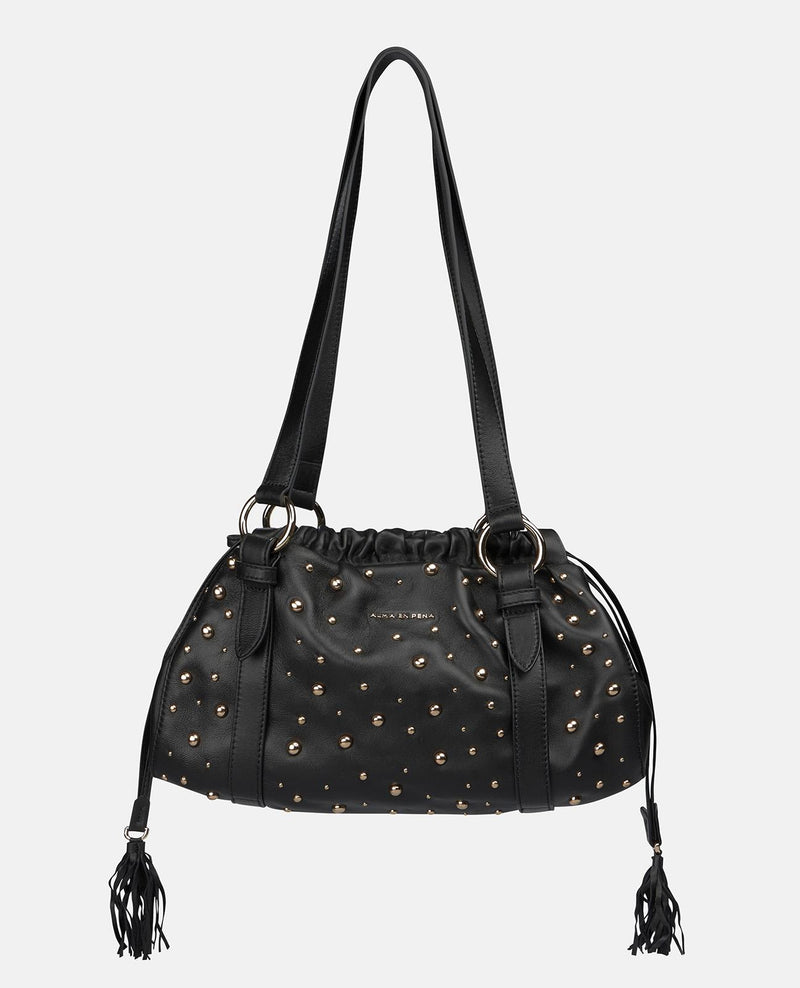 BOLSO ANTE CON TACHAS METÁLICAS