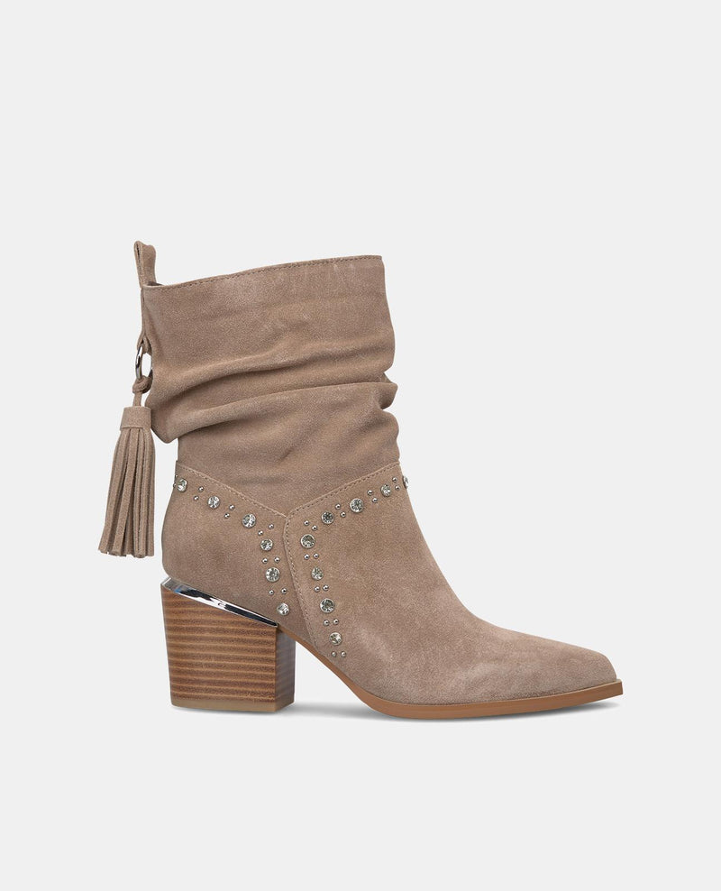 BOTTINES AVEC STRASS ET TALONS