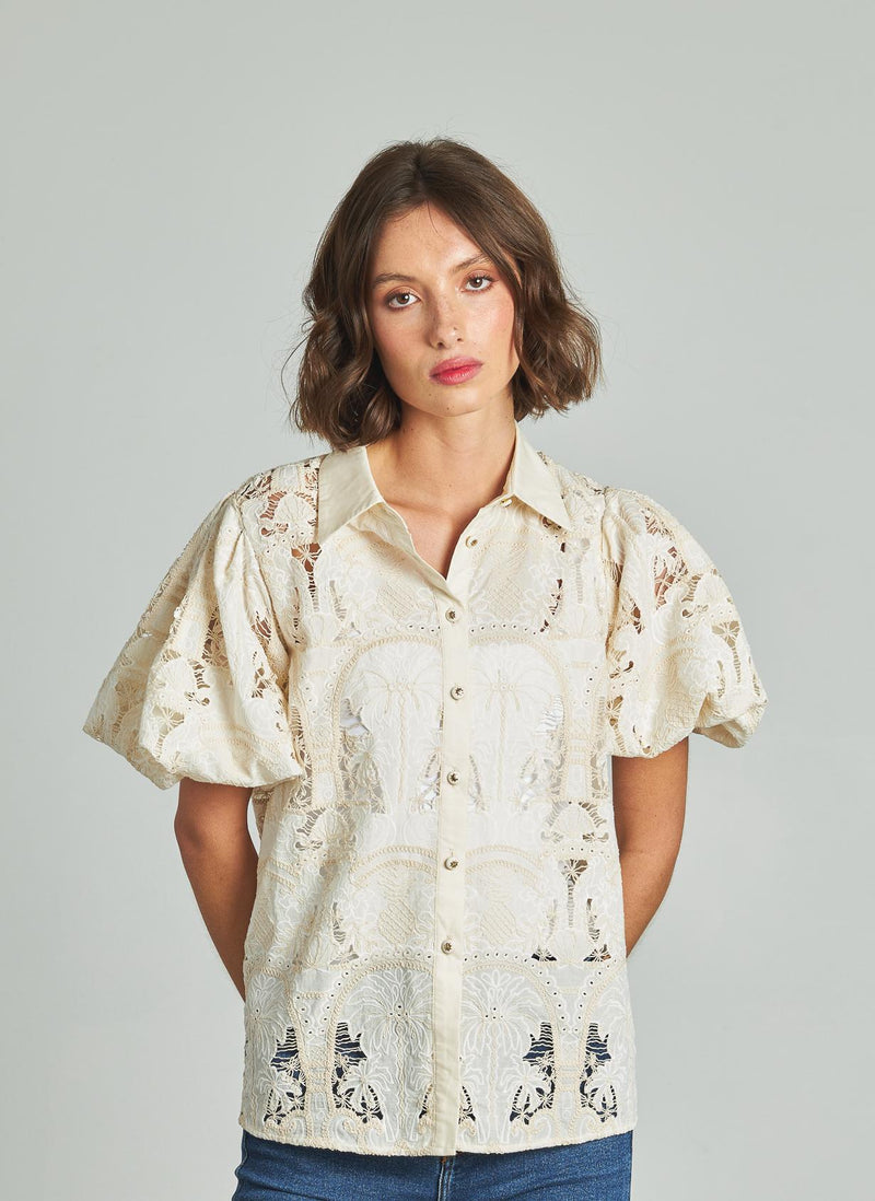 CAMISA DE MANGA BUFANTE
