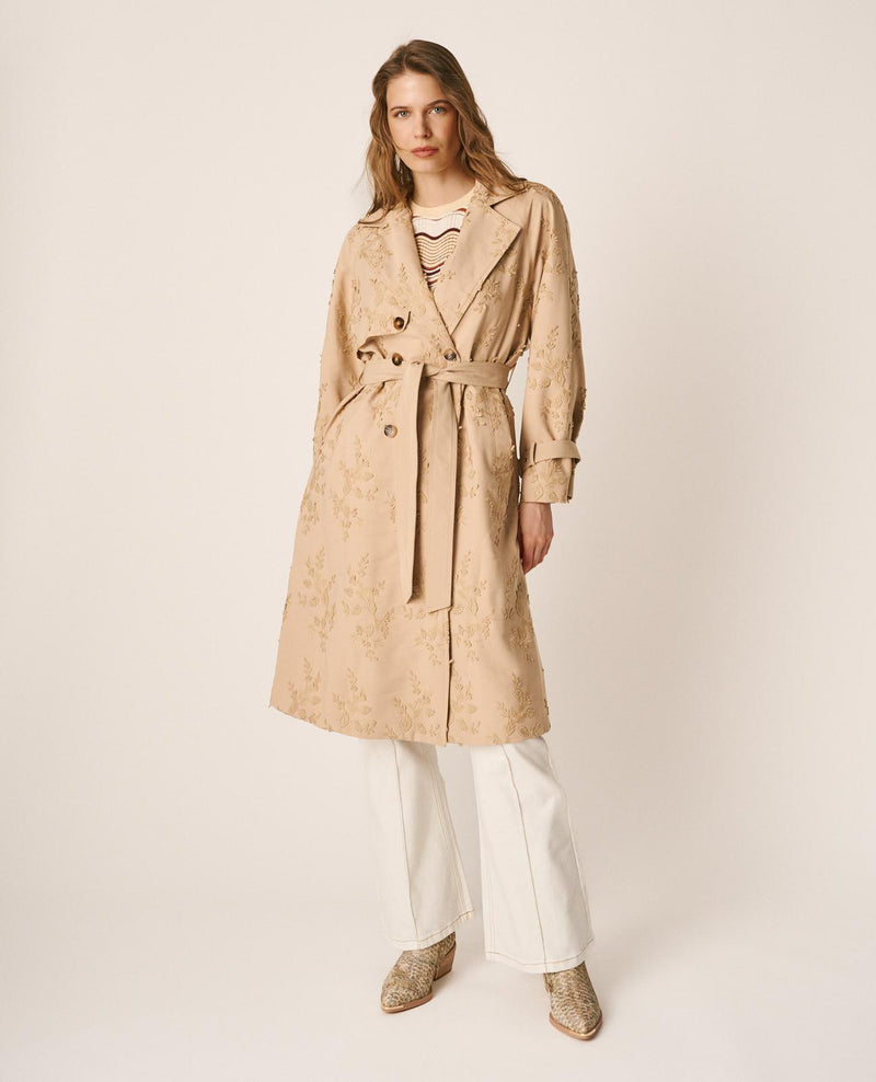 TRENCH BORDADO FLORAL