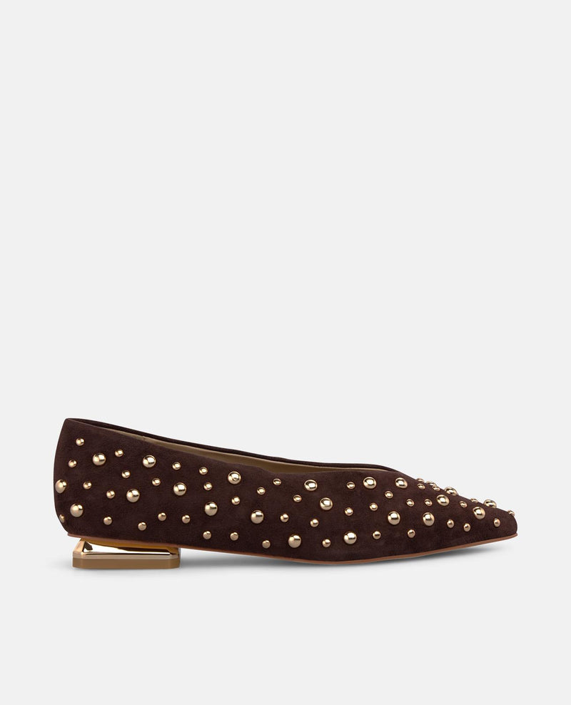 BALLERINA IN NAPA CON TACHINI METALLICI