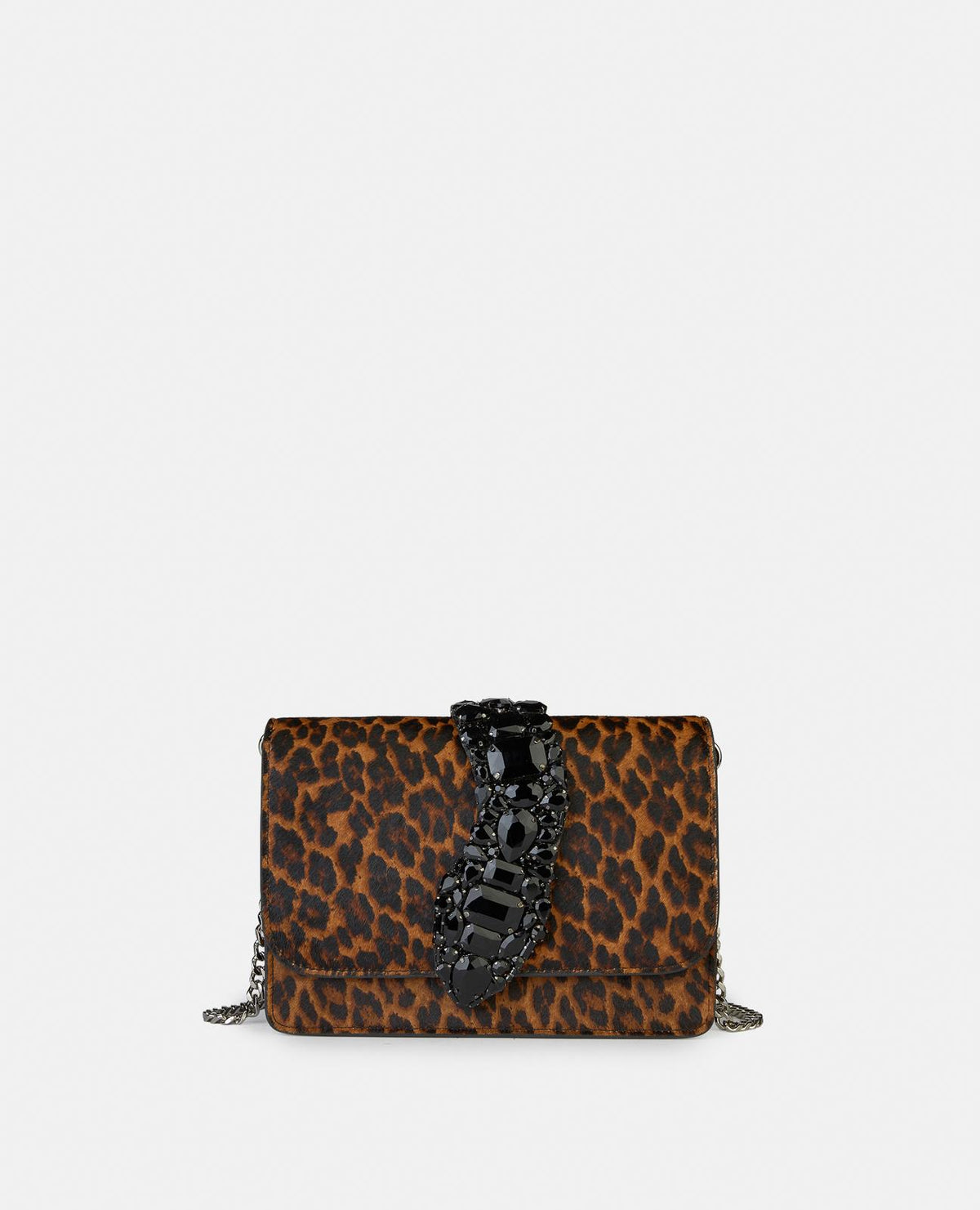 BORSA A TRACOLLA CON RIBBETTO SERPENTE