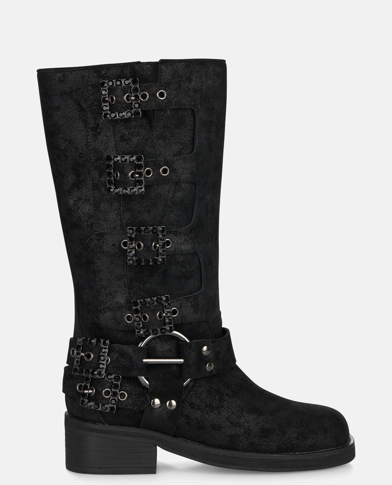 BOTA BIKER ESTAMPADA