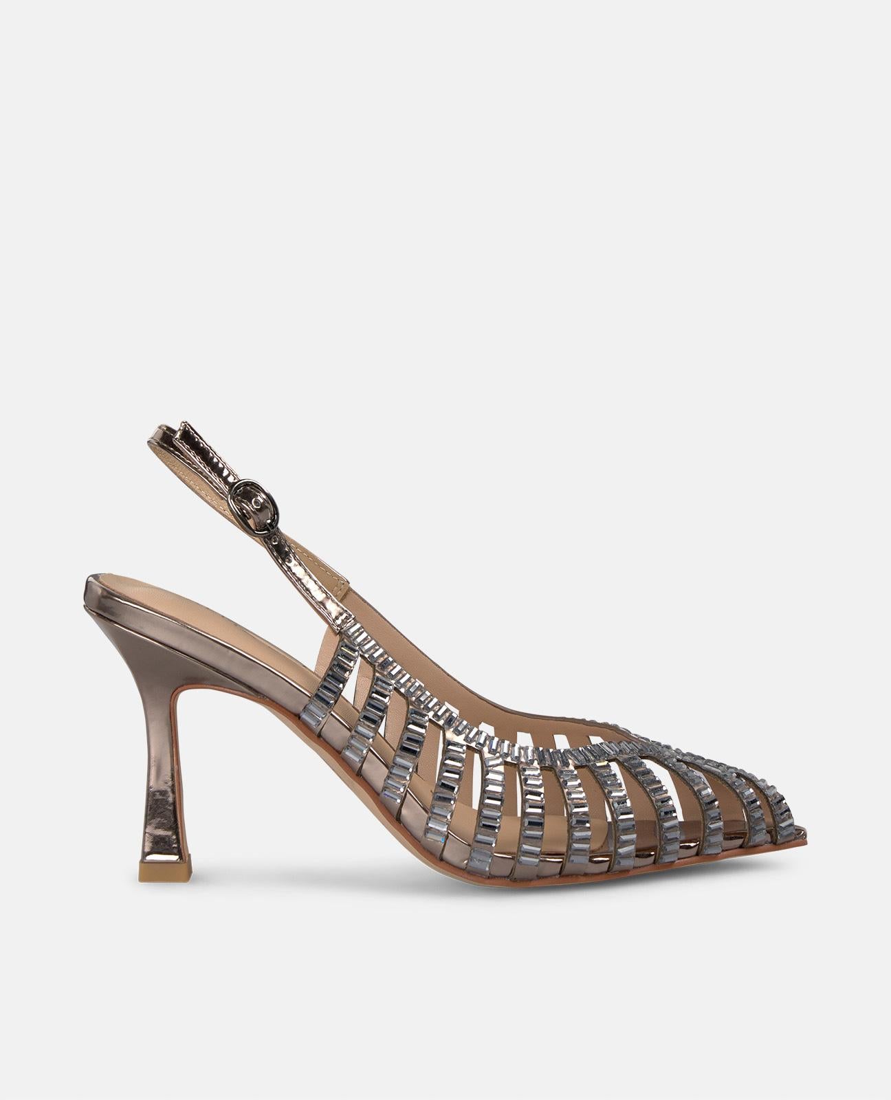 ZAPATO TACÓN EFECTO CRISTAL