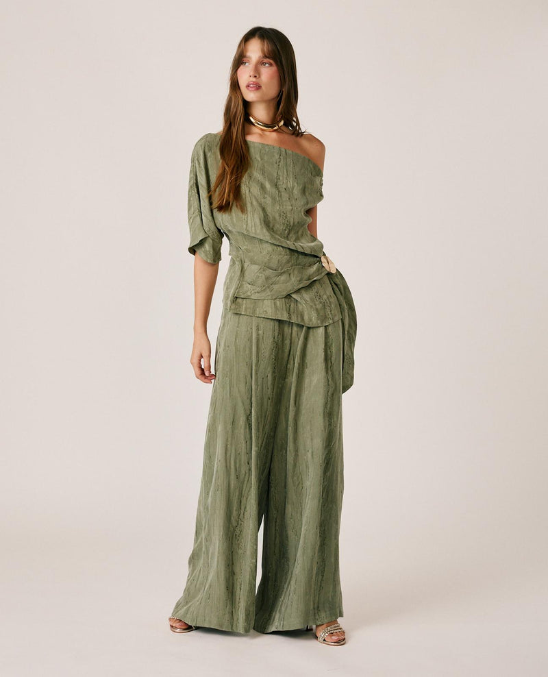PANTALÓN FLUIDO JACQUARD