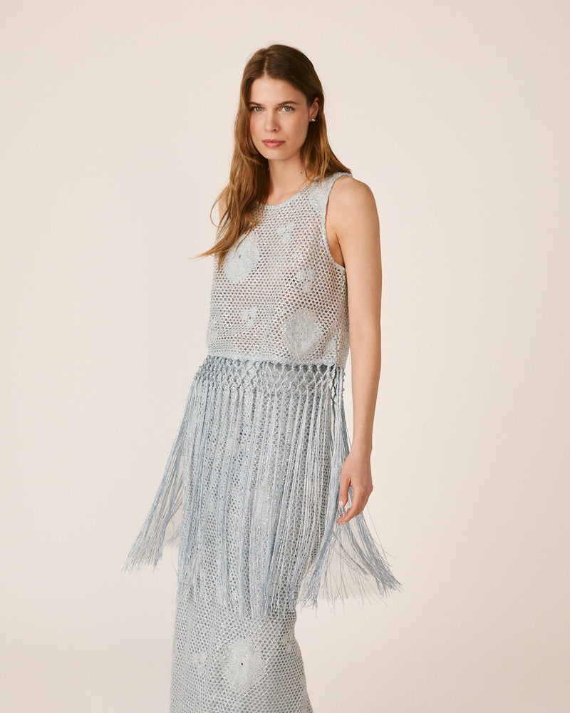 TOP FLECOS LENTEJUELAS