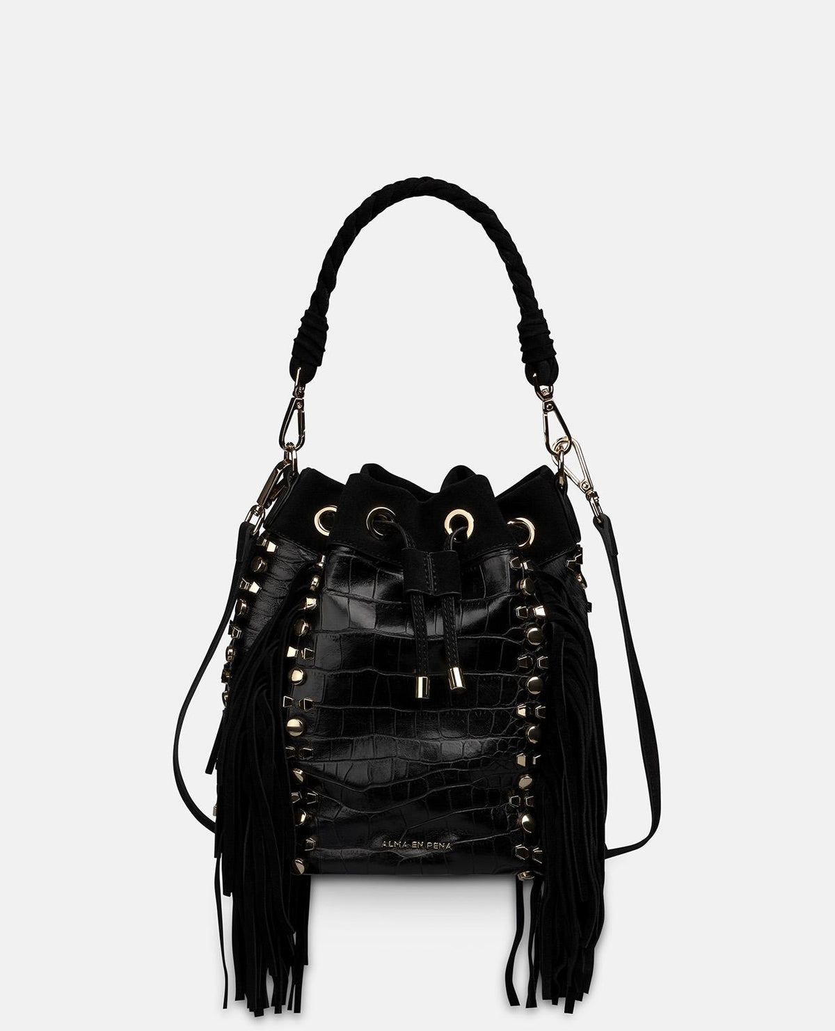 BOLSO BOMBONERA PIEL EFECTO SERPIENTE