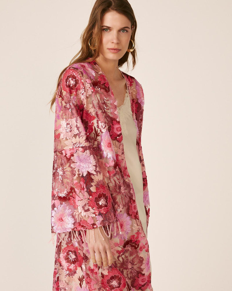 FLORAL CAFTAN