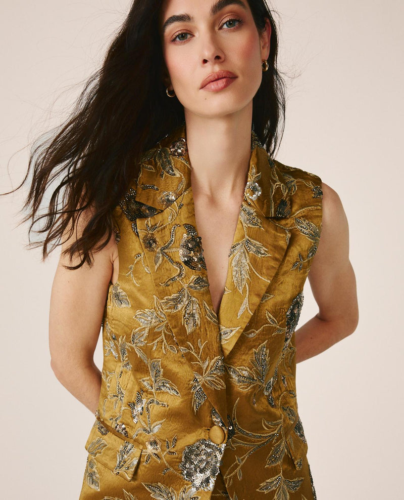 CHALECO FLORAL