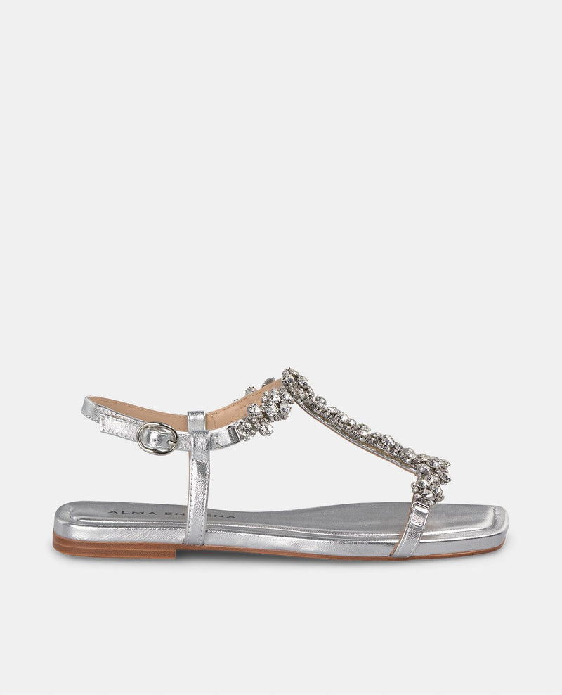 SANDALIA ABALORIOS MULTICOLOR