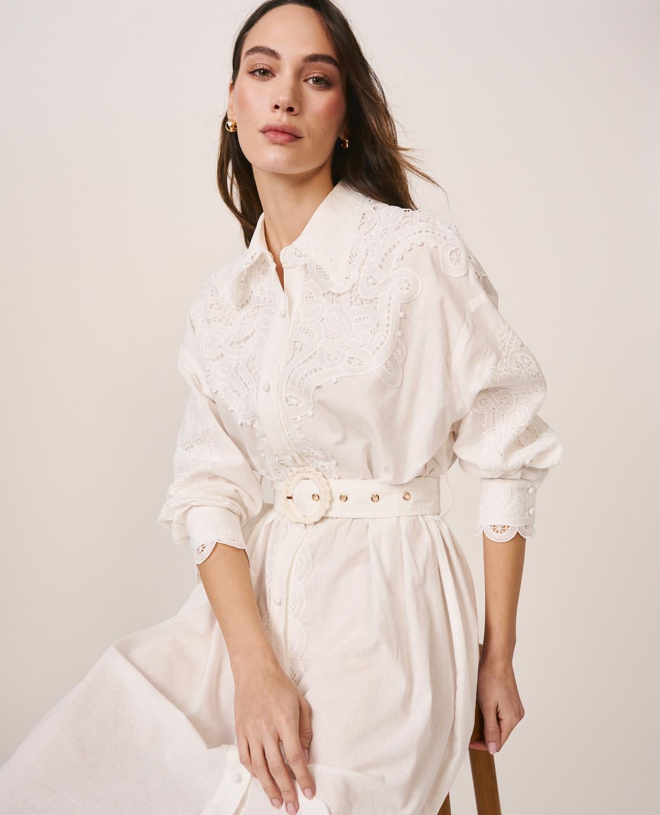 EMBROIDERED DRESS