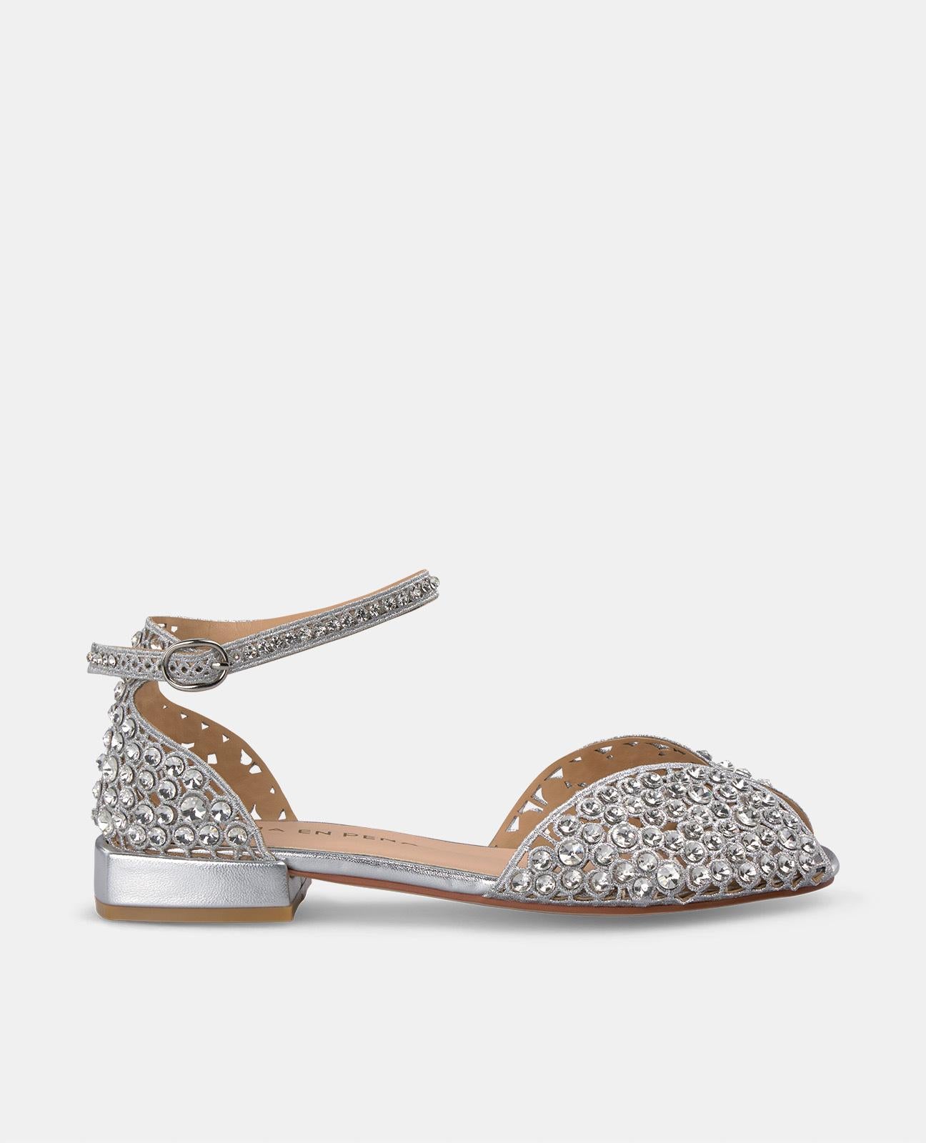 SANDALIA PULSERA CON PEDRERÍA