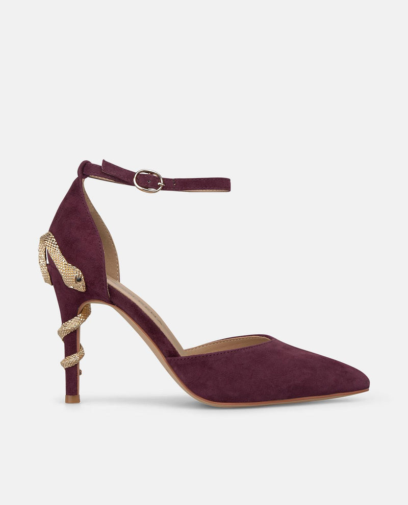 ZAPATO CON SERPIENTE TACÓN