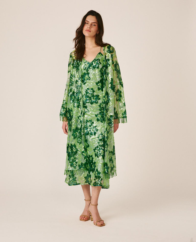 FLORAL CAFTAN