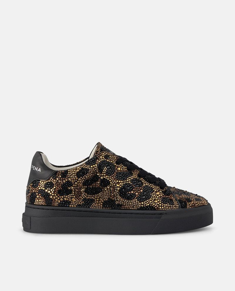 ZAPATILLA DE LEOPARDO PEDRERÍA
