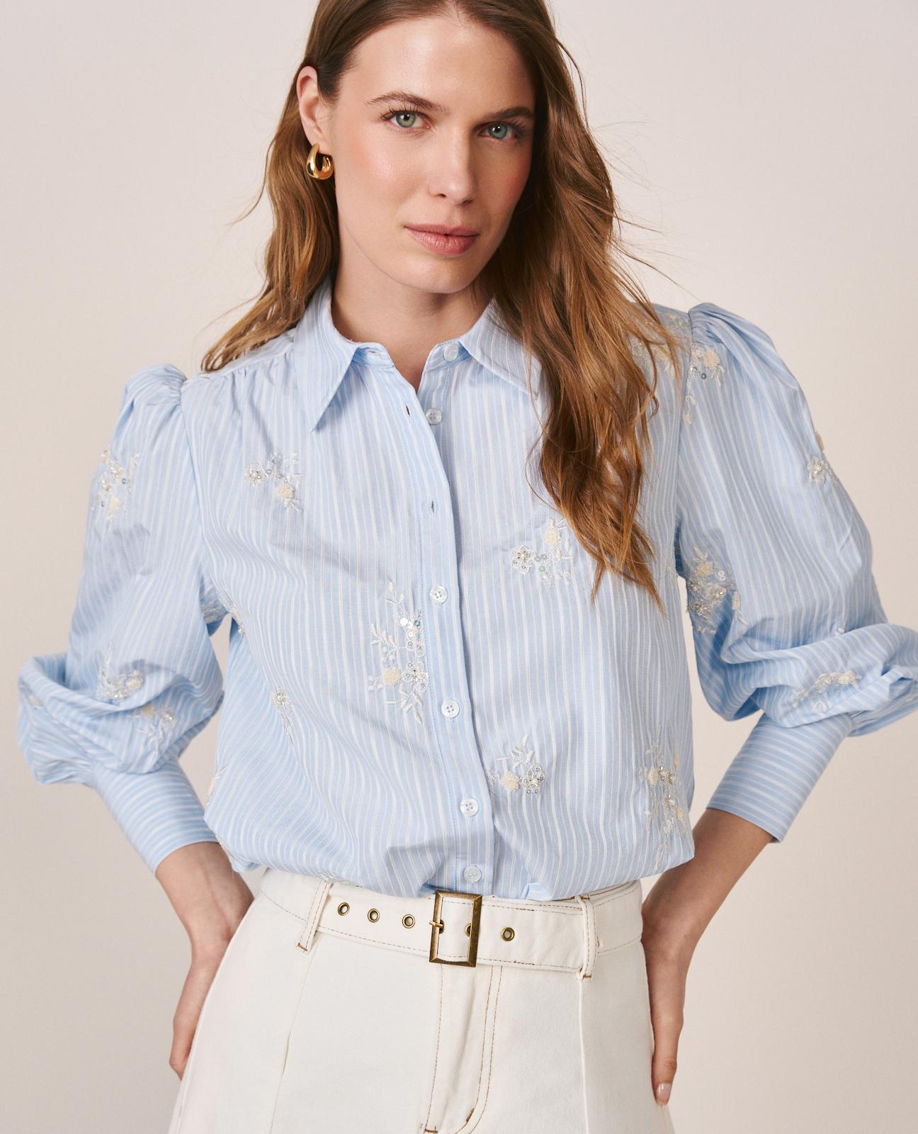 CAMISA POPELÍN RAYAS