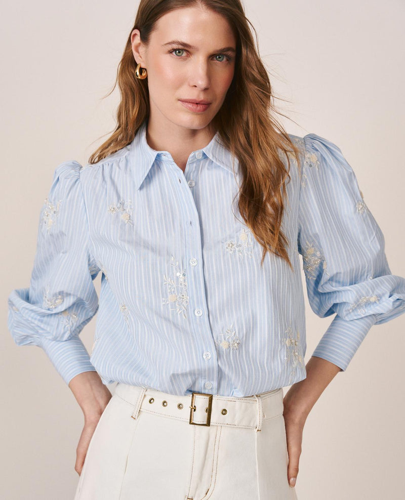 CAMISA POPELÍN RAYAS