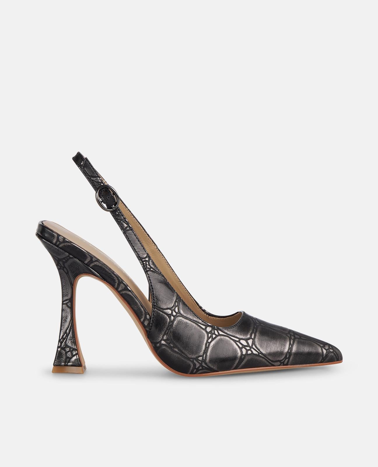 DESTALONADO CON TACÓN HEBILLA