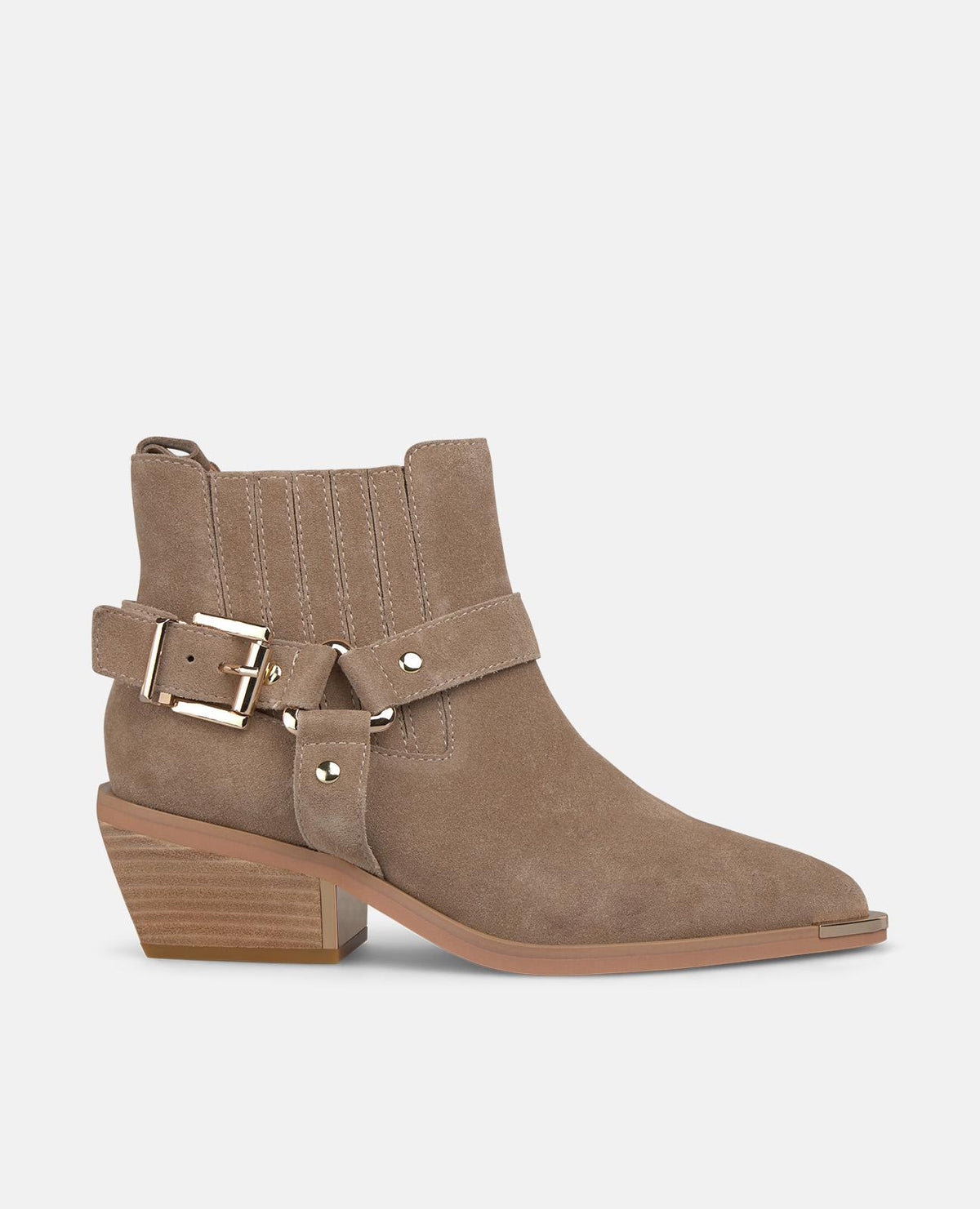 FLAT BUCKLE ANKLE BOOTS