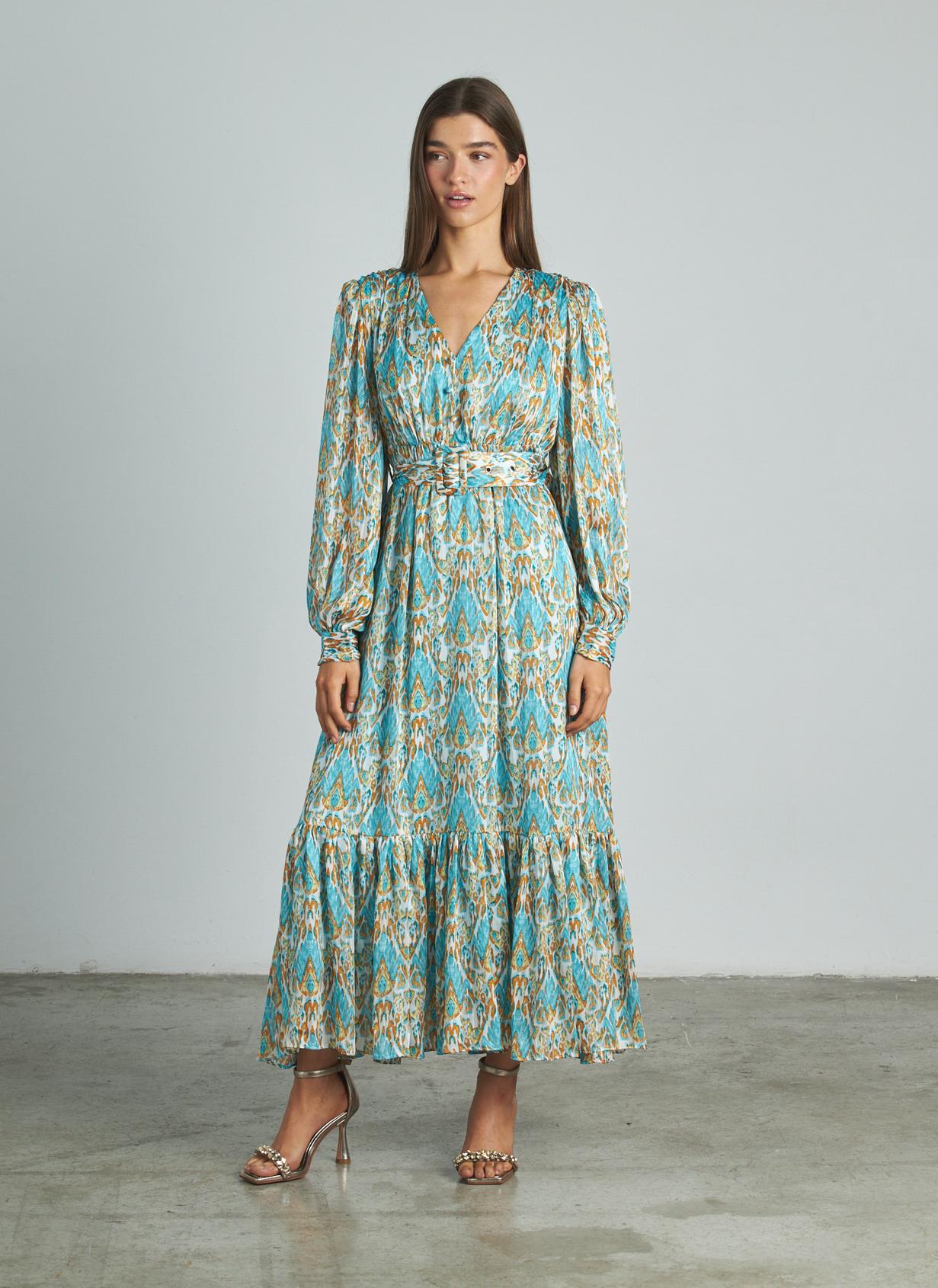 WAIST GATHERS DRESS