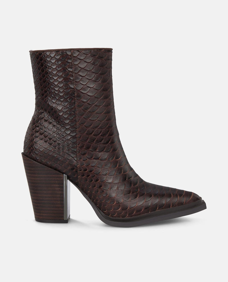 HIGH WIDE HEEL ANKLE BOOT