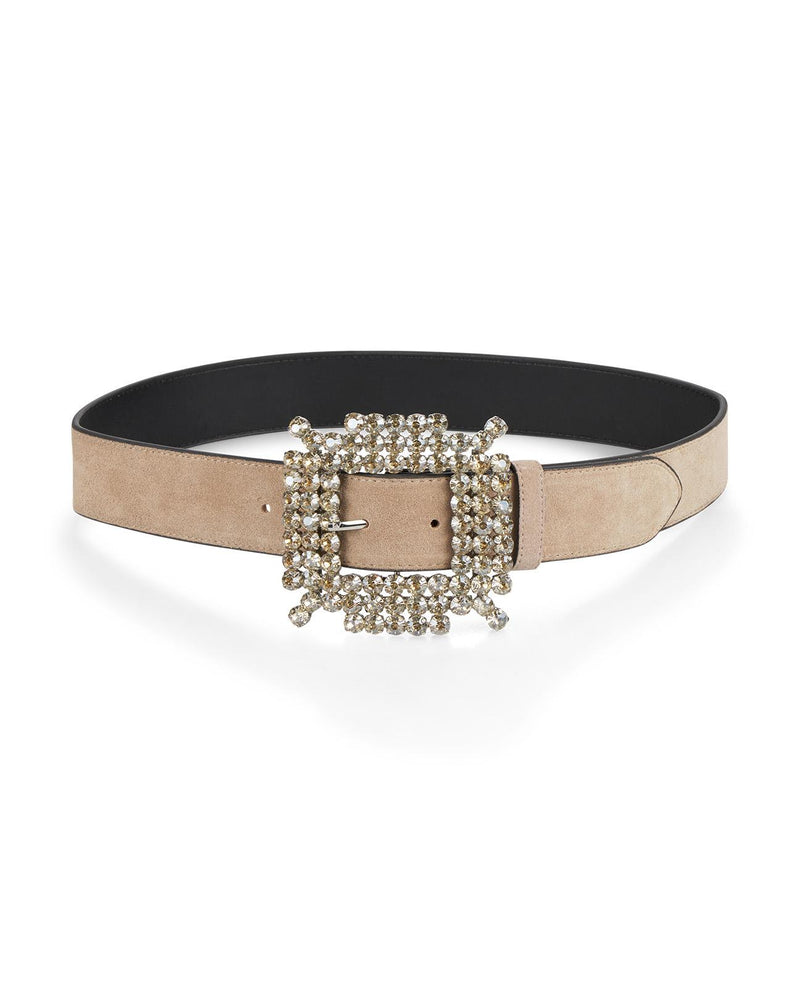 GÜRTEL MIT STRASSBESETZTER SCHNALLE