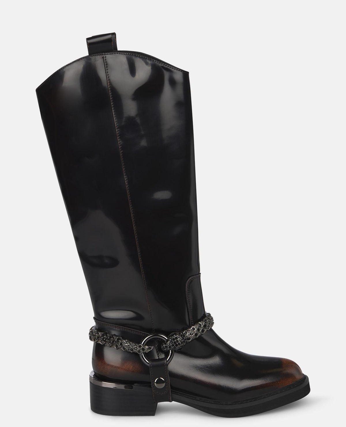 BOTA PLANA DETALLE SERPIENTE