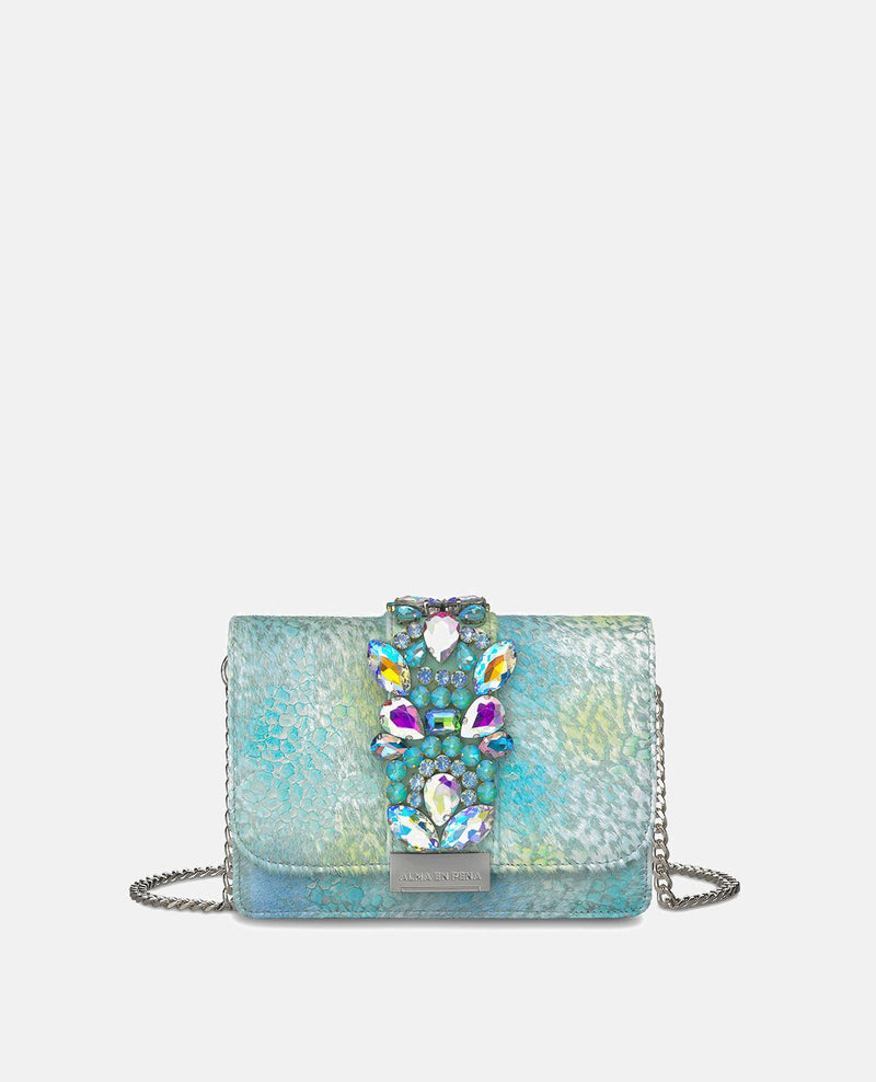 CLUTCH BAG WITH RHINESTONES