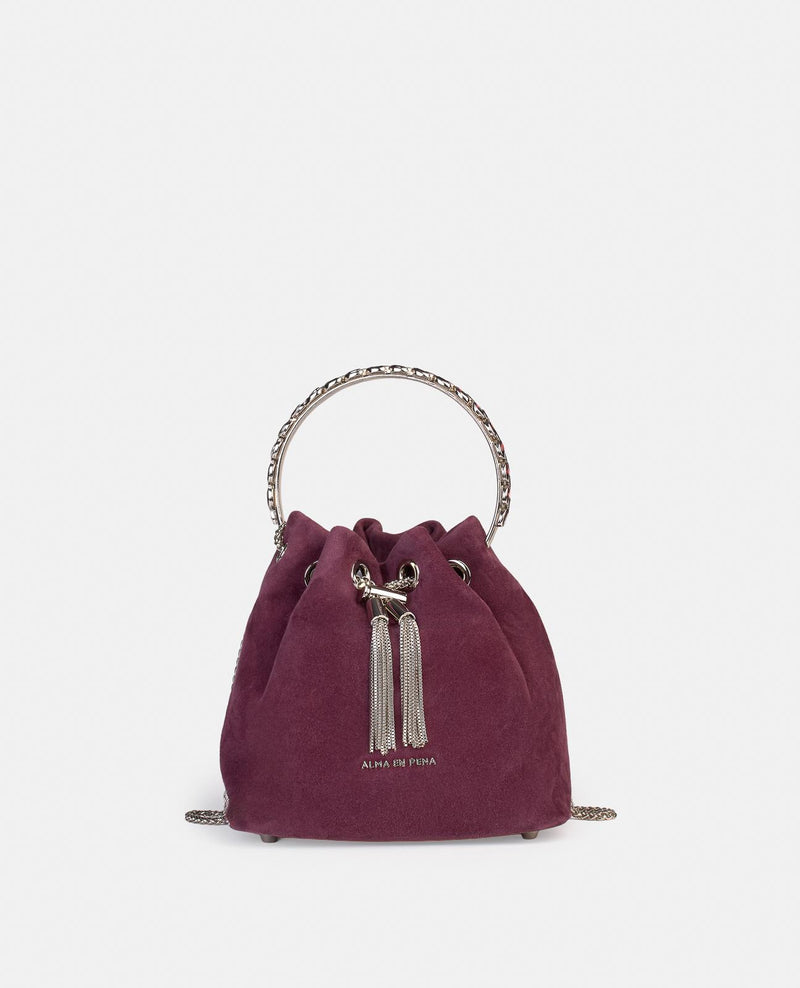 BOWLER BAG WITH PENDANT DETAIL