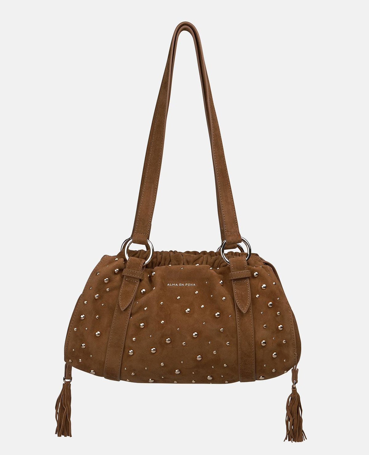 BOLSO ANTE CON TACHAS METÁLICAS