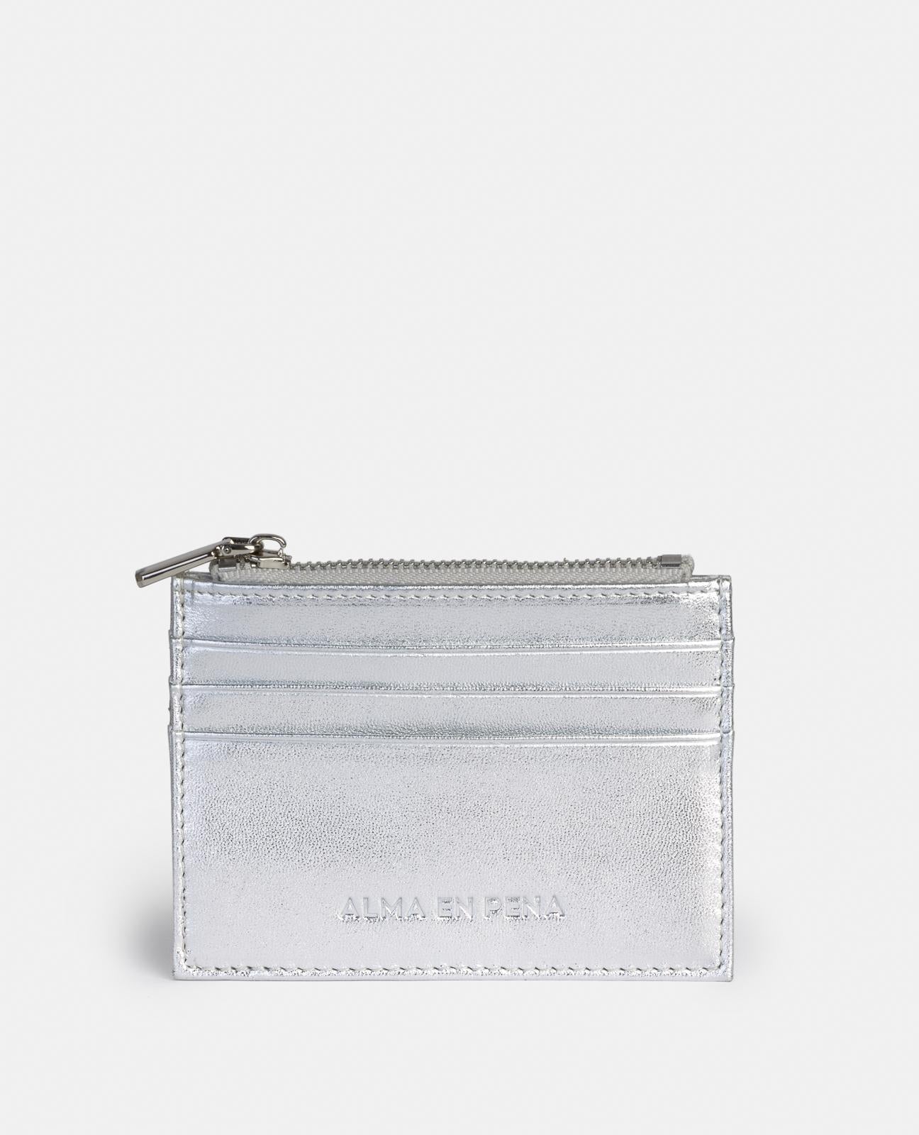 CARTERA TARJETERO CREMALLERA