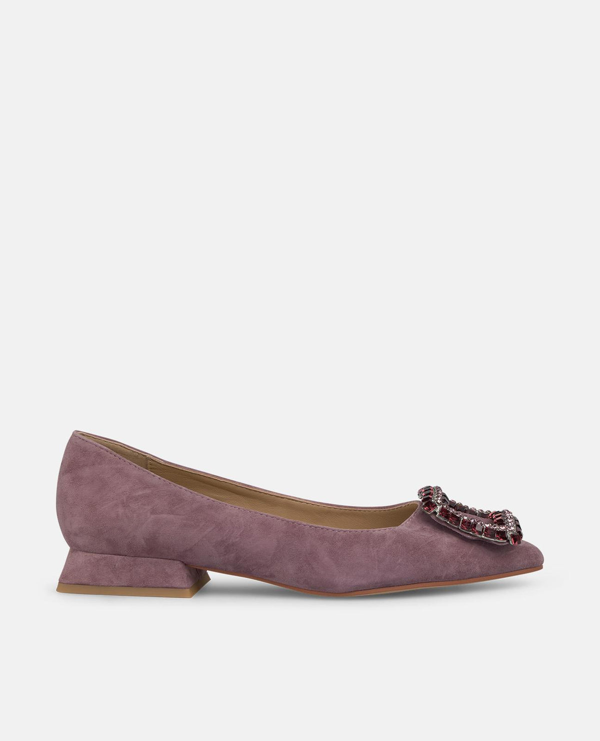 ZAPATO PLANO ADORNO CUADRADO