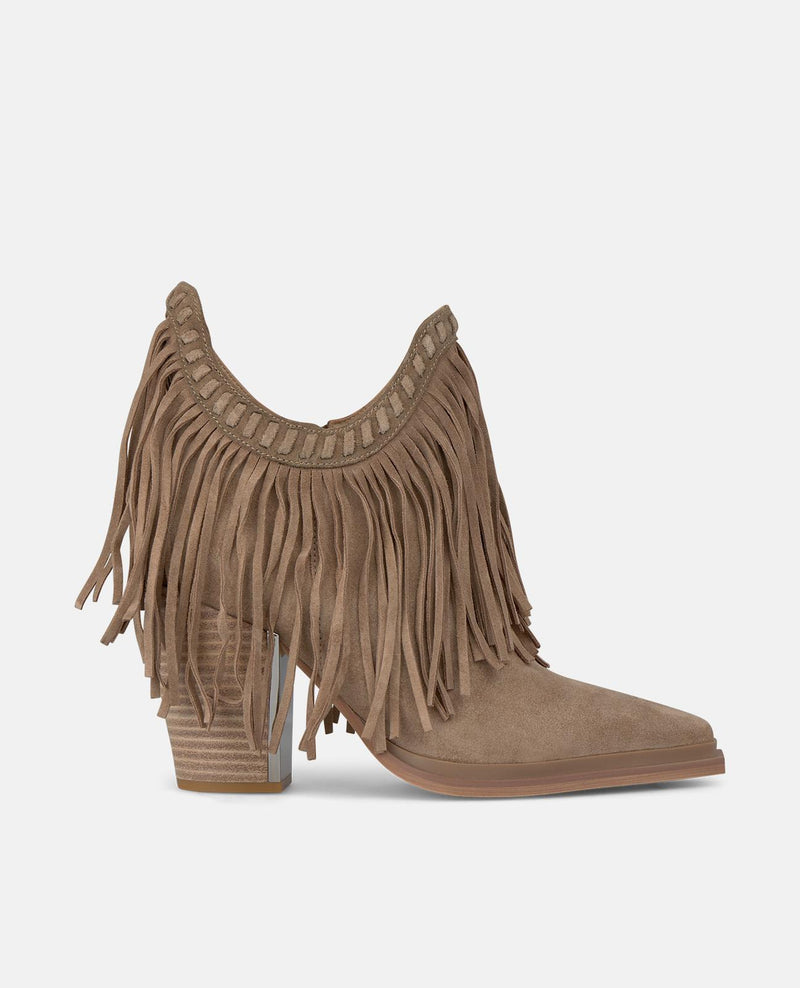 LONGUES BOTTINES À FRANGES