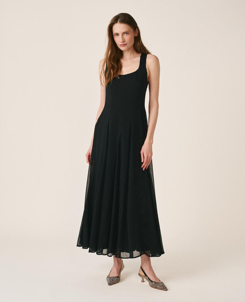 VESTIDO MÉDIO DE GASA