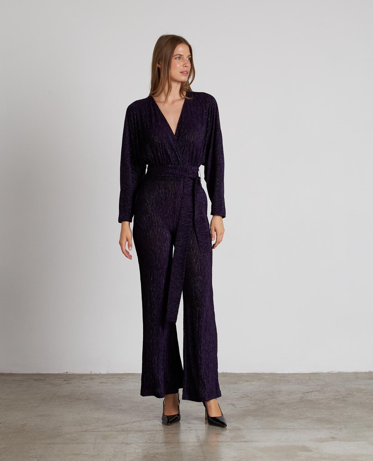 JUMPSUIT RUCHED BELT