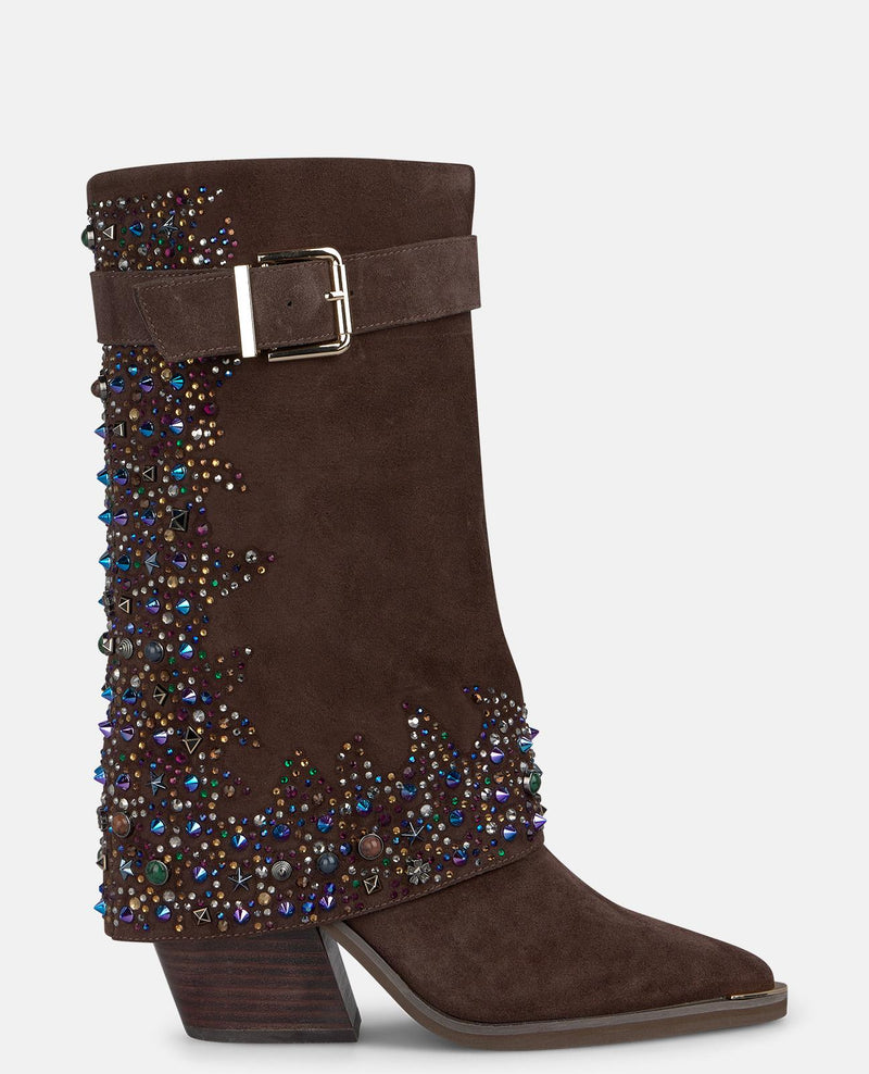 BOTA ANTE CON PEDRERÍA MULTICOLOR