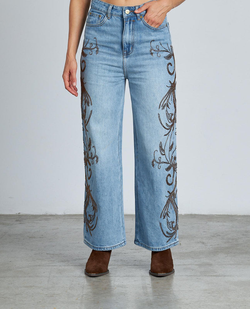 PANTALÓN DENIM DETALLES