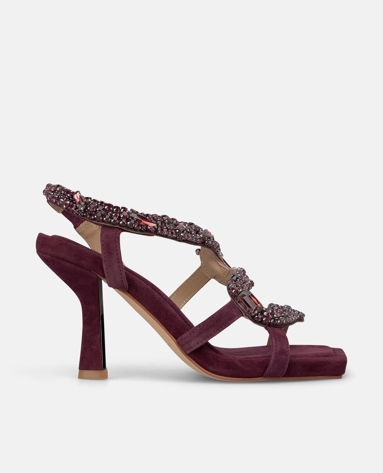 SNAKE RHINESTONE SANDAL