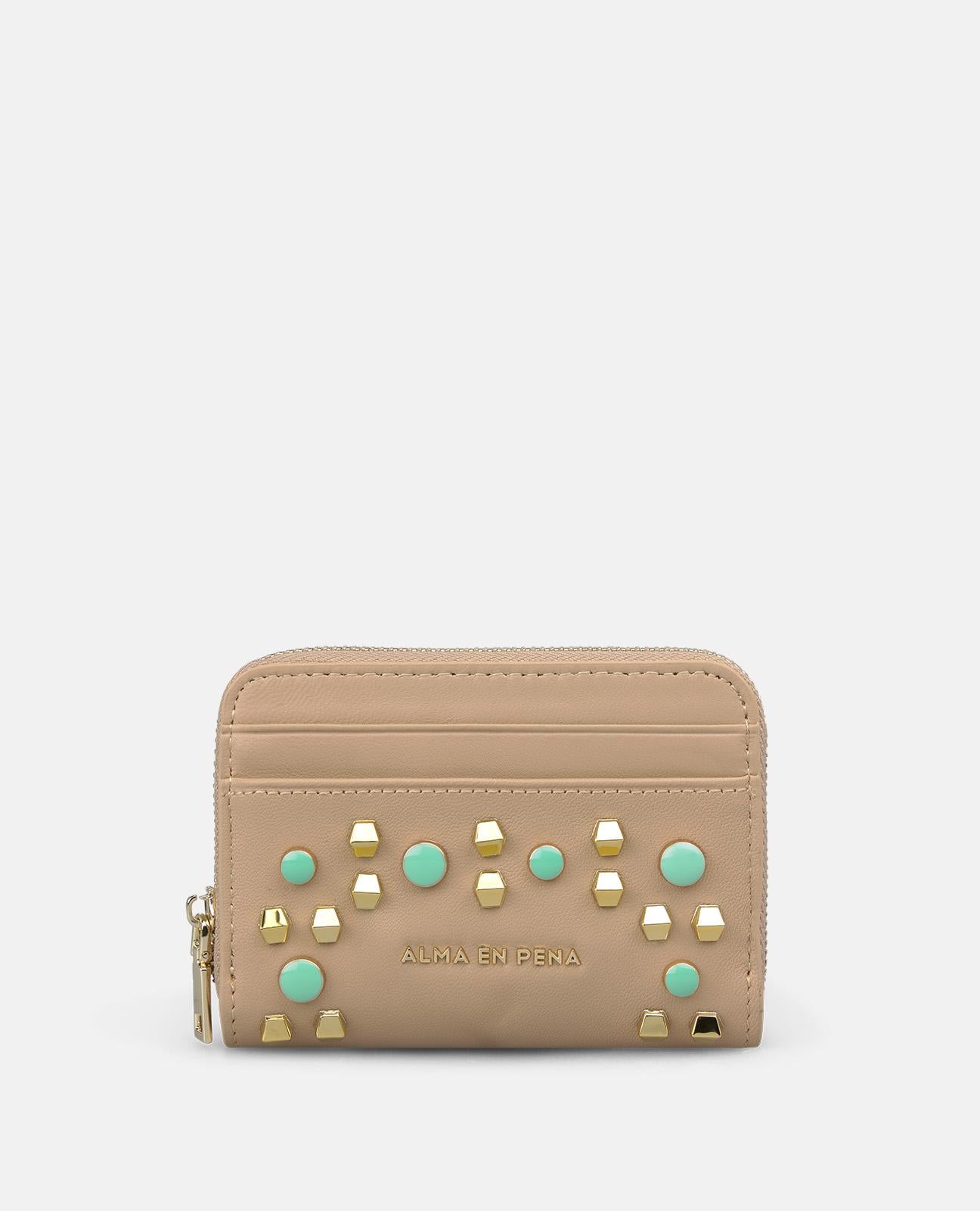 CARTERA CUADRADA TACHAS