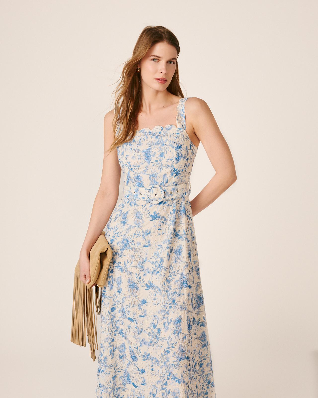 VESTIDO LARGO FLORAL