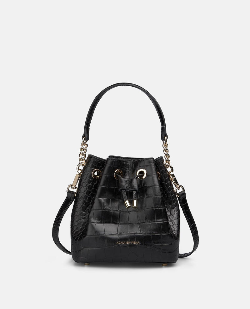 LEATHER BAG BOMBONERA