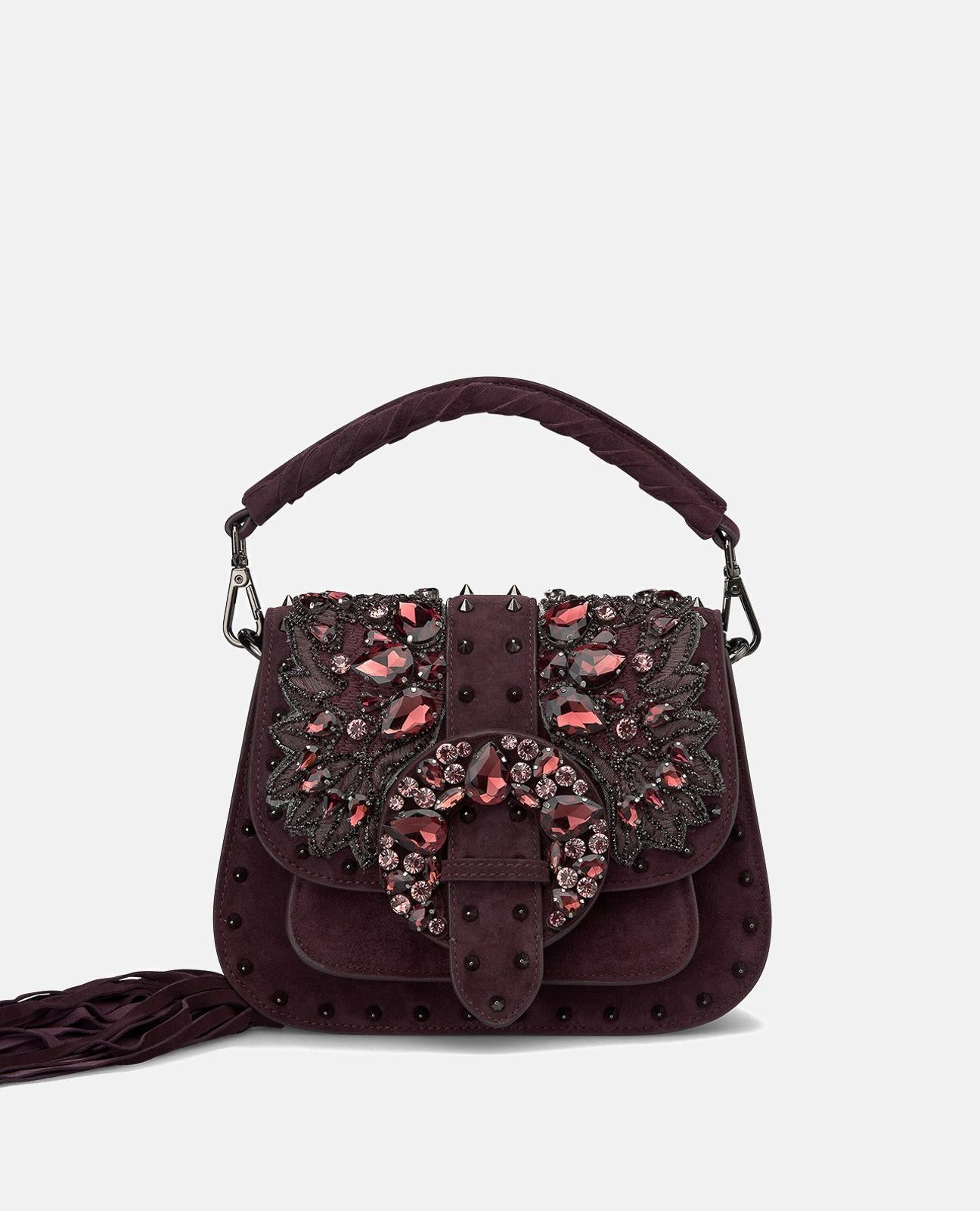 SACO DE MÃO COM MISSANGAS