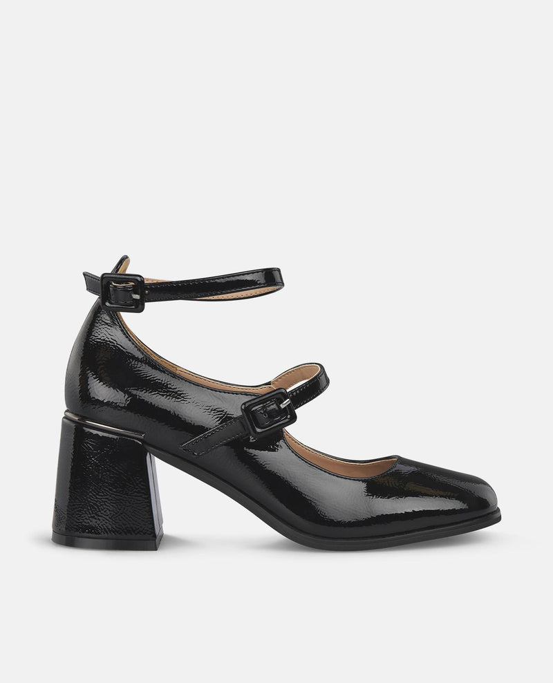 SCHUHSCHNALLEN MIT BREITEM ABSATZ