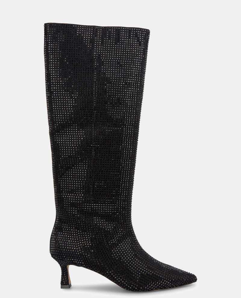 BOTA DE SALTO ALTO MINI GLITTER