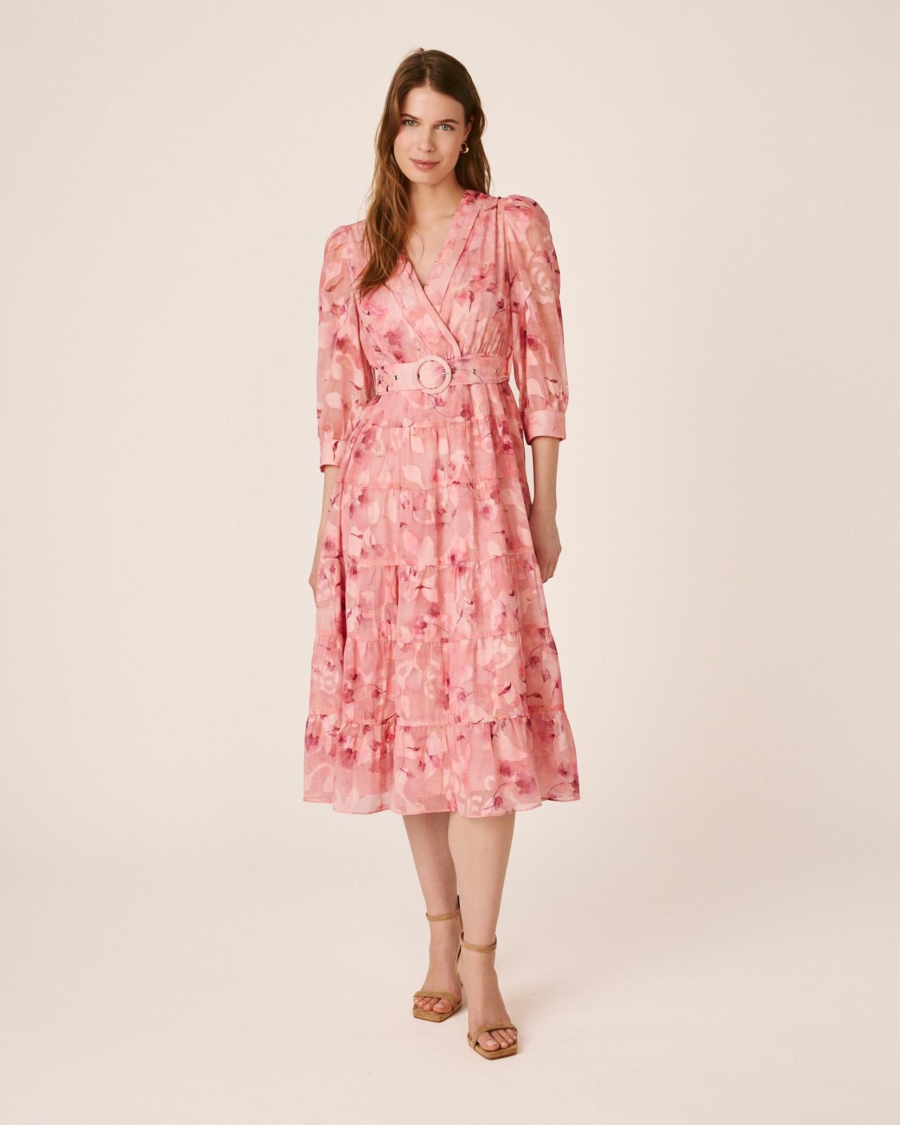 VESTIDO LONGO DE GASA