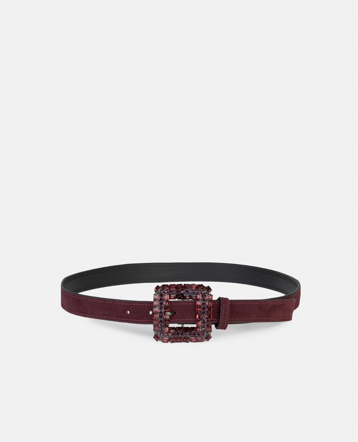 BELT WITH JEWELED BUCKLE