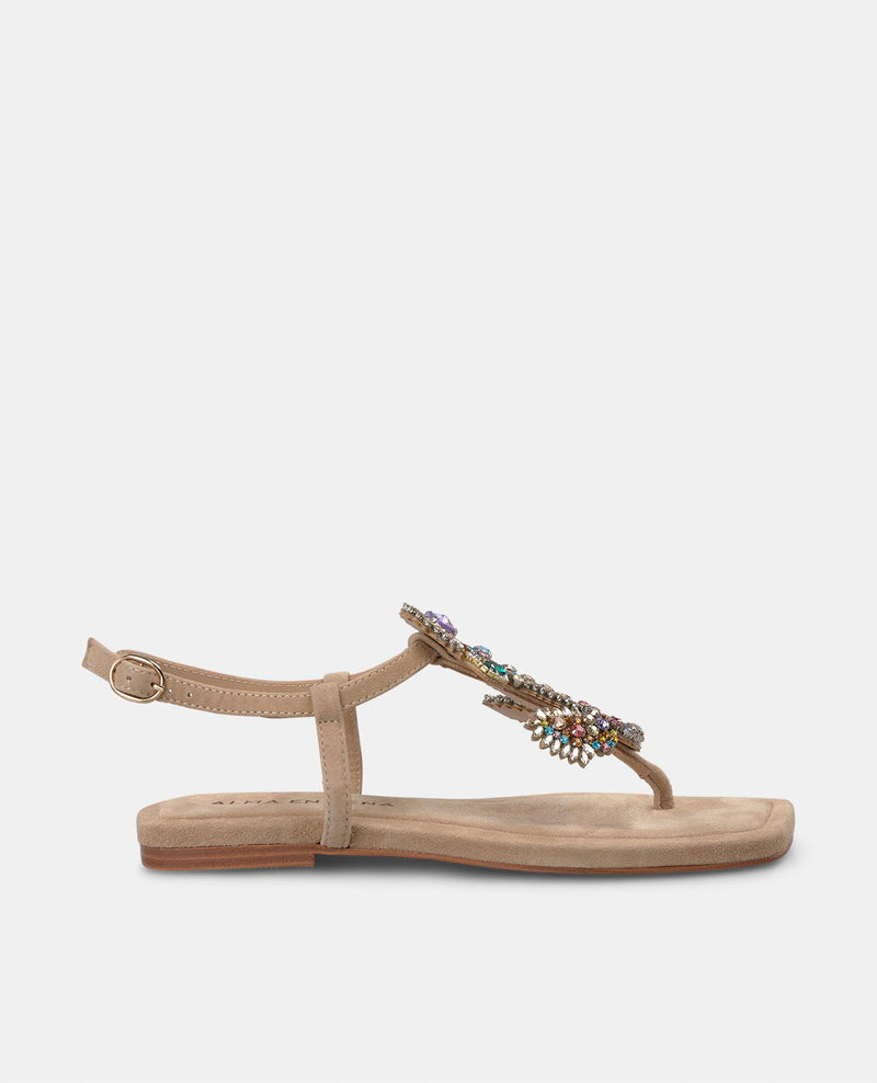 SANDALIA PLANA DETALLE MAR