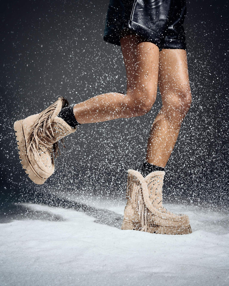 ANKLE BOOT HAIR TACHAS