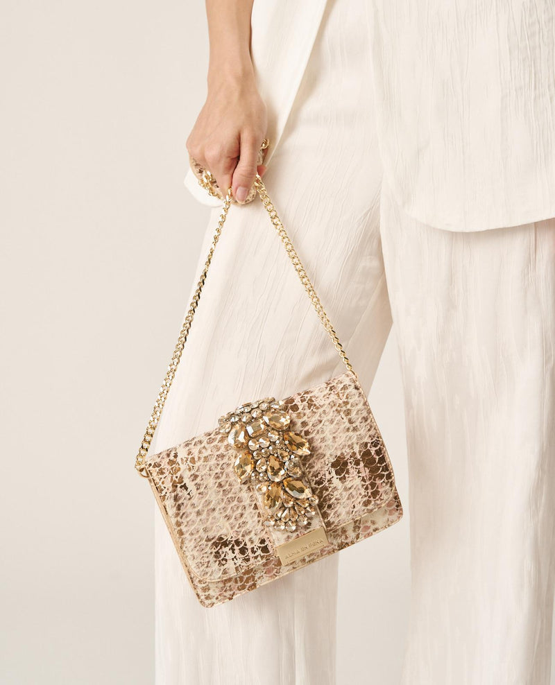 CLUTCH BAG WITH RHINESTONES