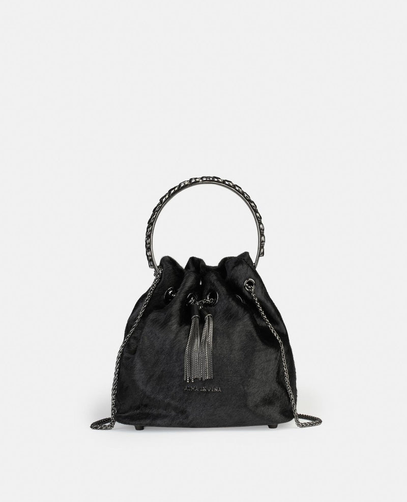 BOWLER BAG WITH PENDANT DETAIL